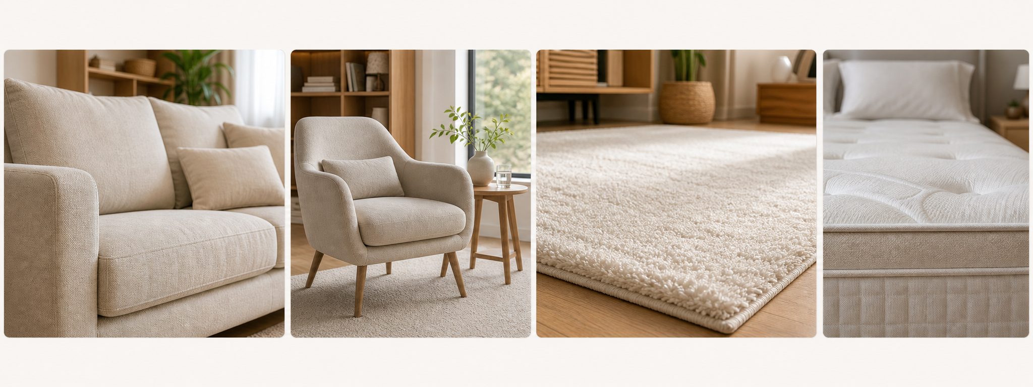 Свежая мебель и текстиль после химчистки Clean Grand