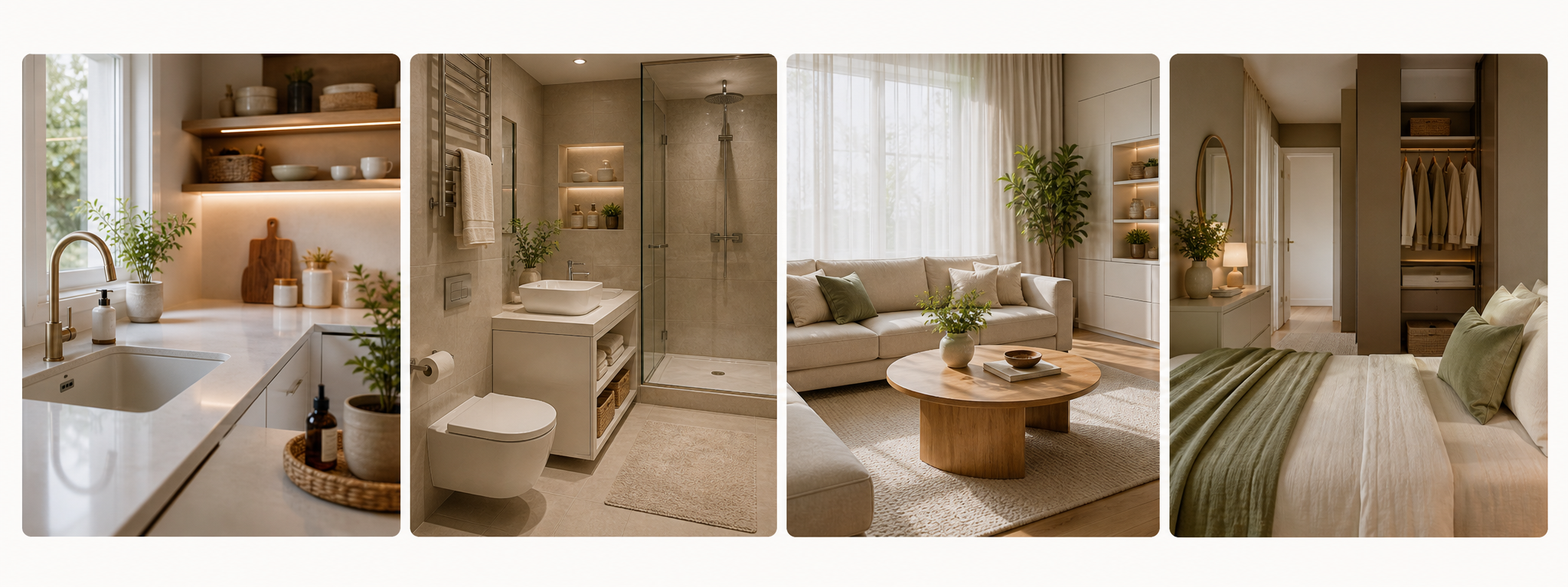 Чистая квартира после уборки Clean Grand
